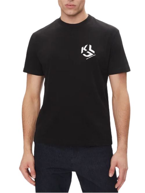 T-shirt regular fit con logo Karl Lagerfeld jeans | A2M17072999